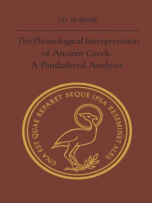 cover image of The Phonological Interpretation of Ancient Greek